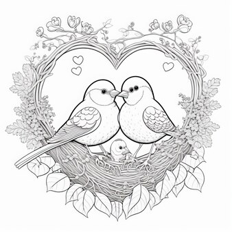 Page ribbon coloring pages printable pictures