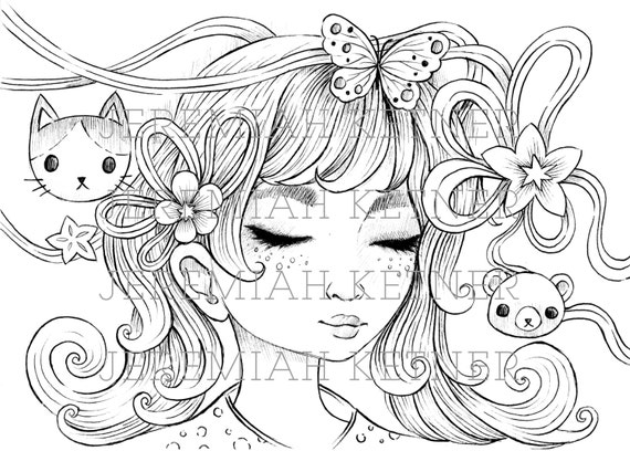 Ribbon coloring page