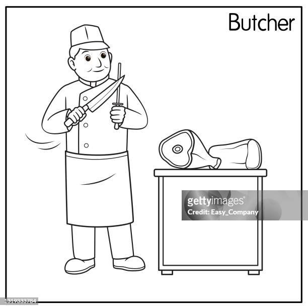 Pork rib drawing high res illustrations