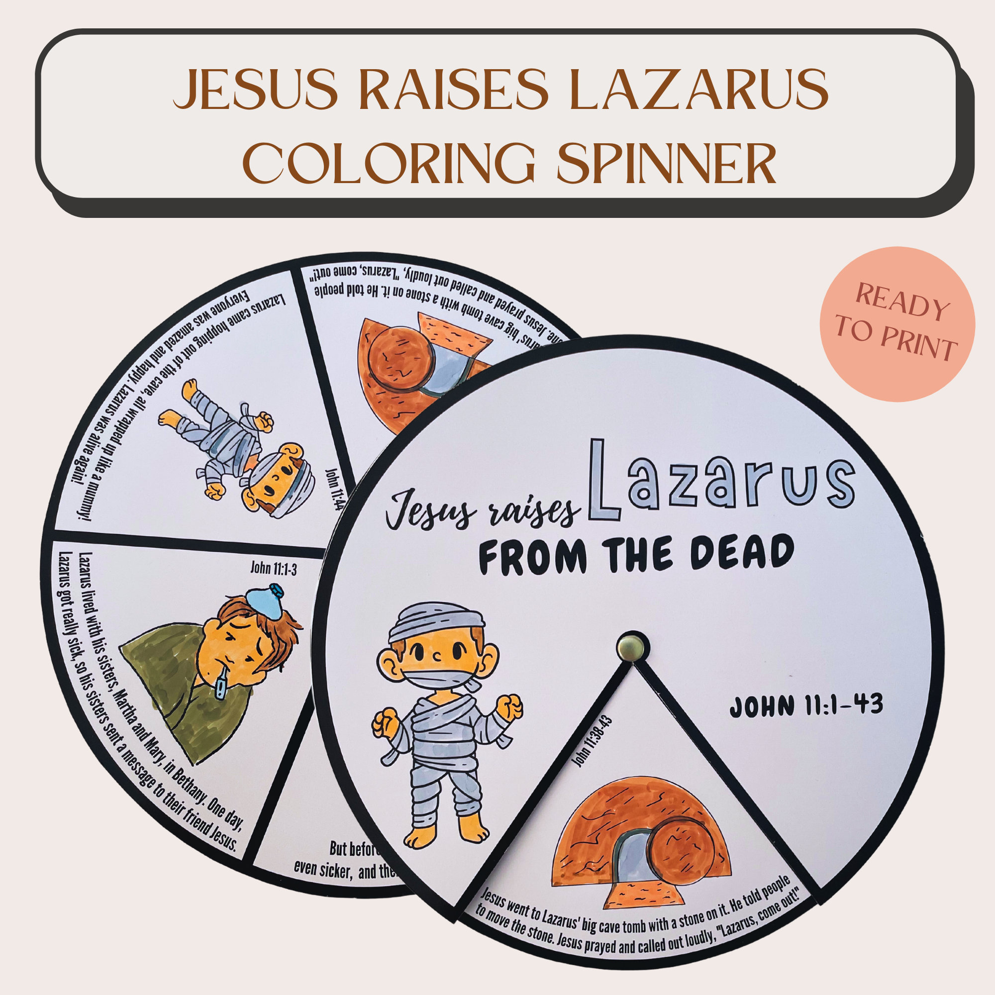Lazarus kids activity