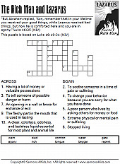 Lazarus childrens sermons resources sermonski