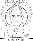 Richard nixon coloring sheet turtle diary