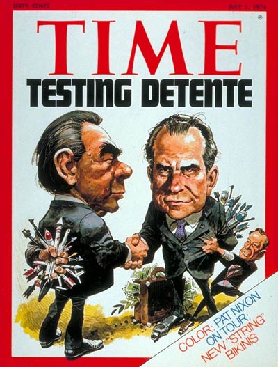 Magazine cover nixon in russia