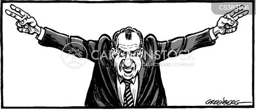 Richard nixon cartoons and ics