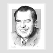 Richard nixon drawing by greg joens
