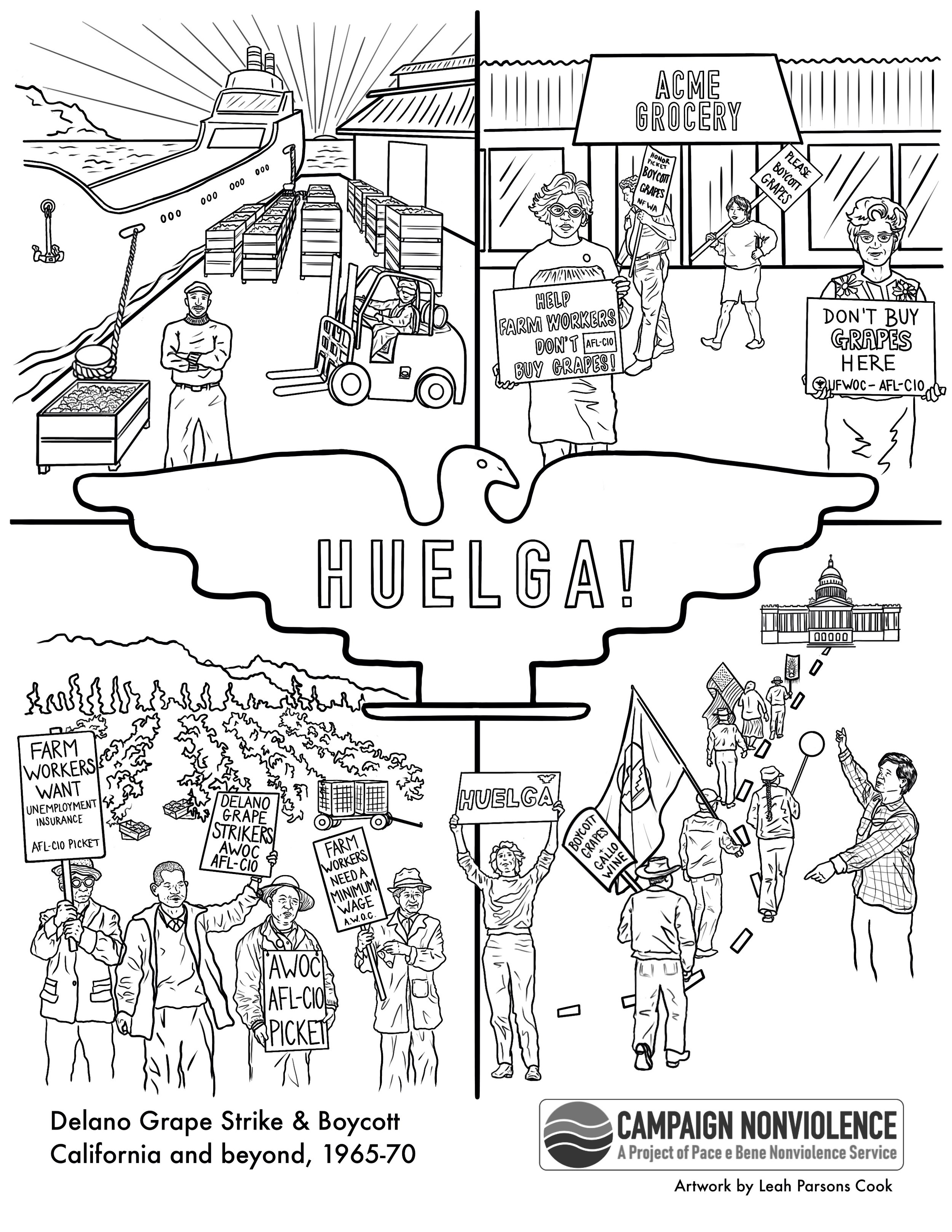 Coloring pages â pace e bene nonviolence service