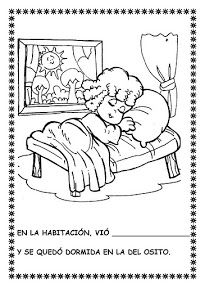 Lãminas del cuento dibujos del cuentoâ ricitos de oro cuento ricitos de oro los tres osos