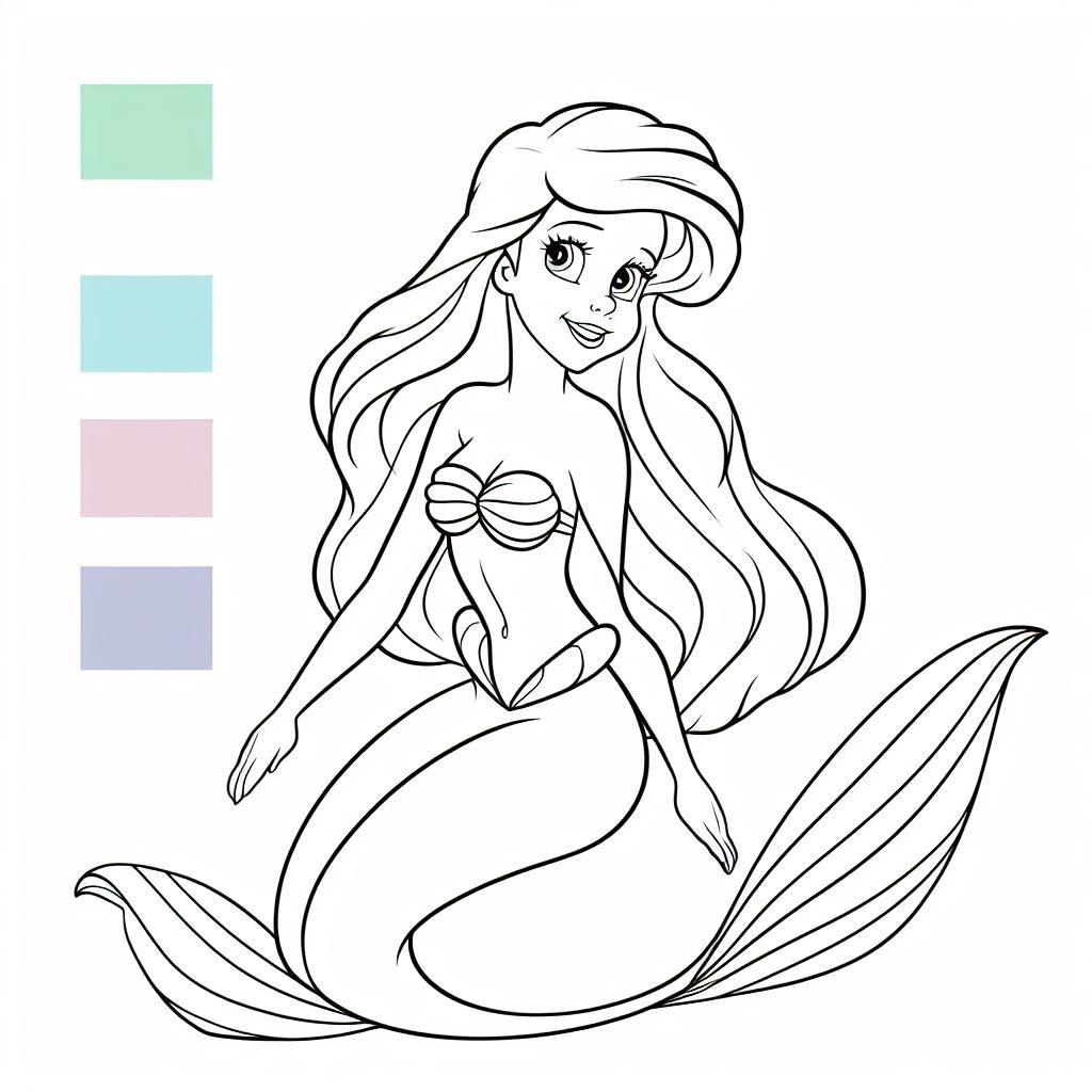 Dibujos de princesas para colorear