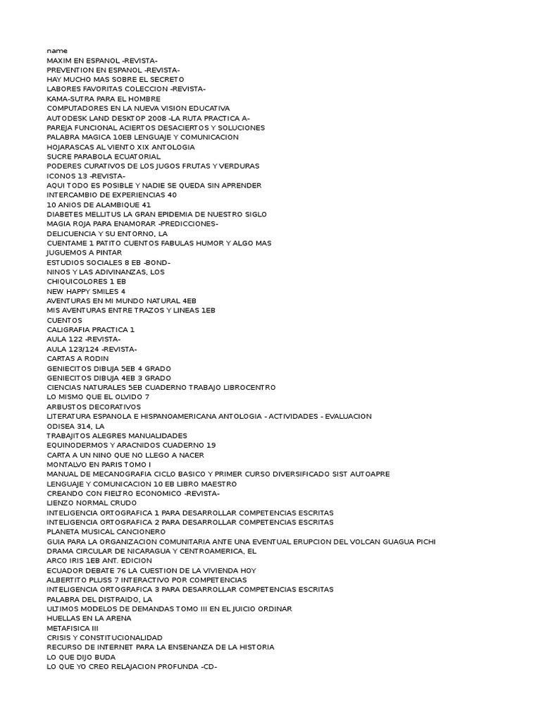 Archivo muchos libros pdf ocio