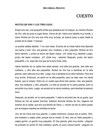 Cuento by erik oso