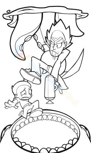 Rick and morty adventure worksheet