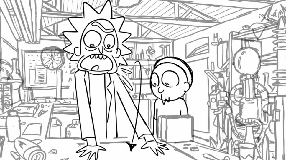 Rick and morty coloring pages