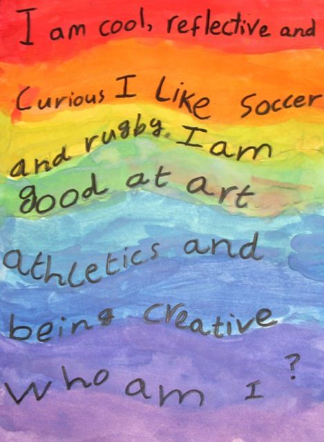 Rainbow riddles student art art projects cool art