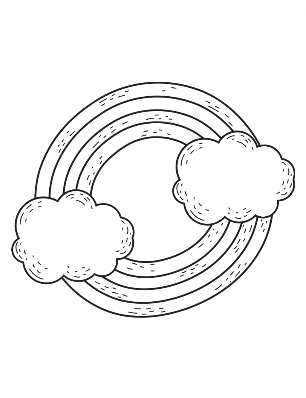 Free rainbow coloring pages more âðâ