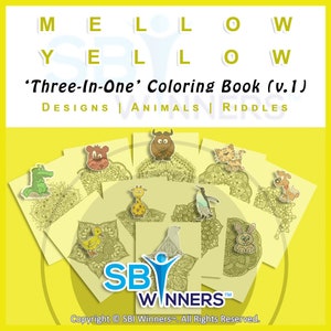 Entire volume rainbow green riddle book coloring collection downloadable design riddle animal coloring pages for all occasions