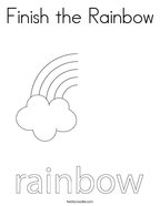 Rainbow coloring pages