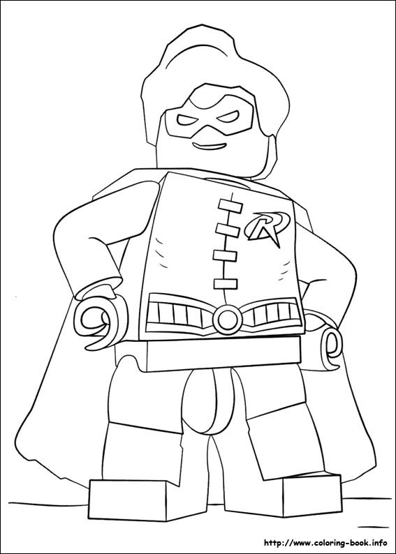 Lego batman coloring picture