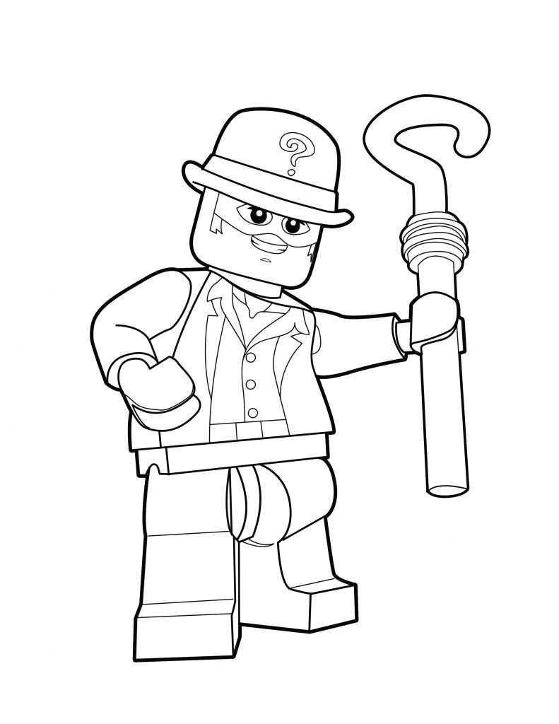 Lego riddler coloring page lego coloring pages lego coloring coloring pages
