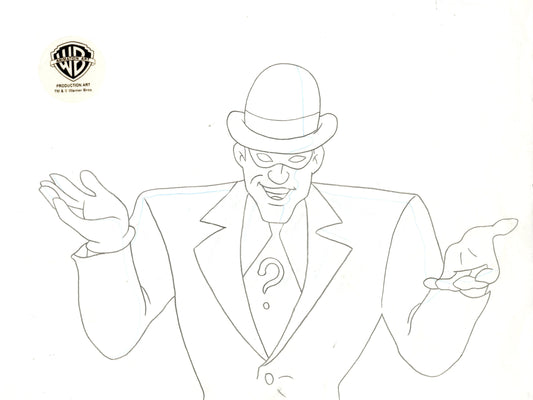 Batman the animated series original production drawing riddler â clampett studio