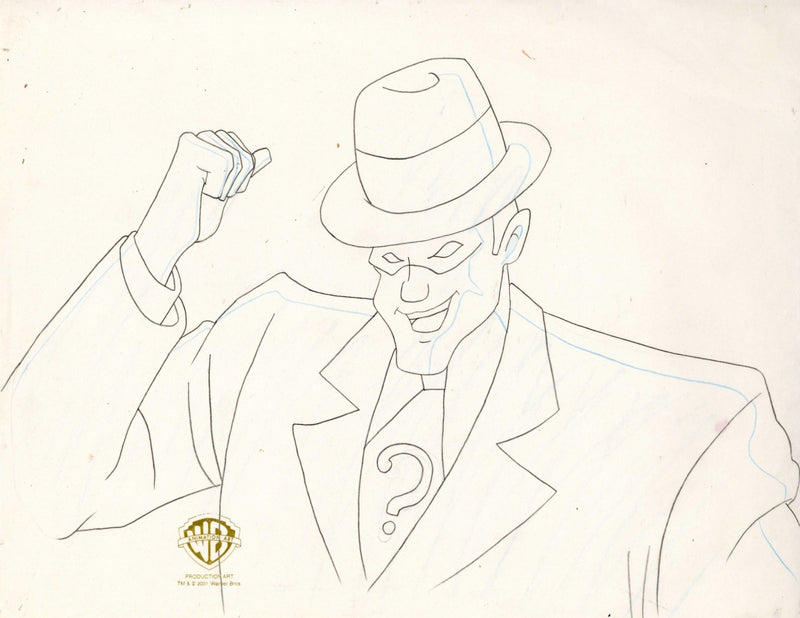 Batman the animated series original production drawing riddler â choice fine art
