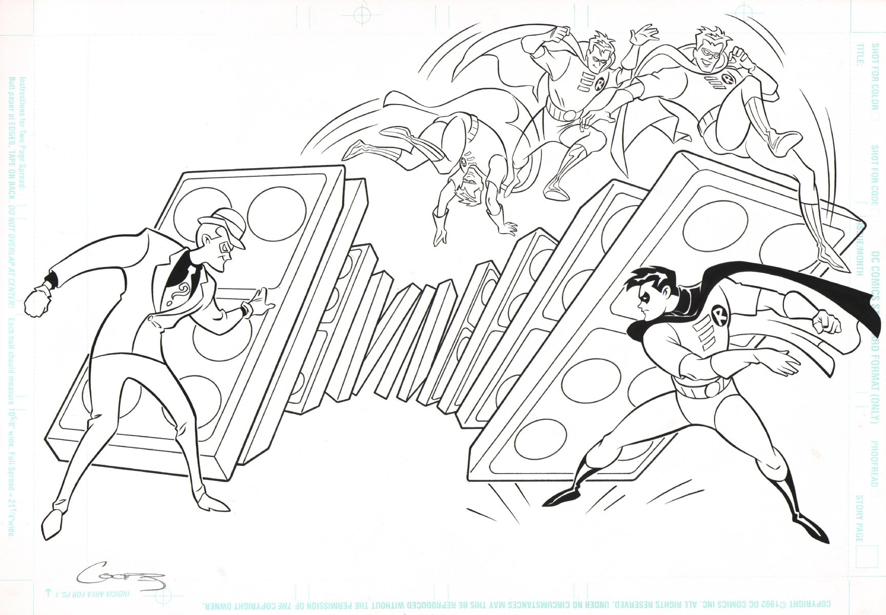 Batman the animated series robin vs the riddler