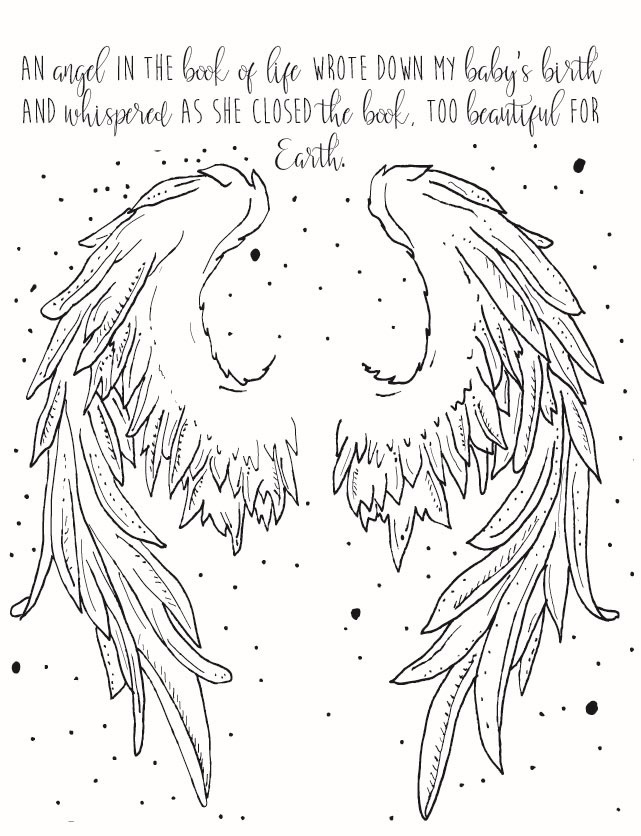 Averys garden coloring book and creative grief journal volume ix the angels that color our sky short story â averys garden