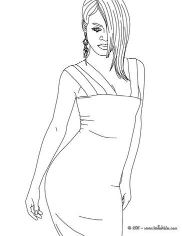 Songwriter rihanna coloring page more famous people coloring sheets on hellokids coloriage livre de couleur rihanna