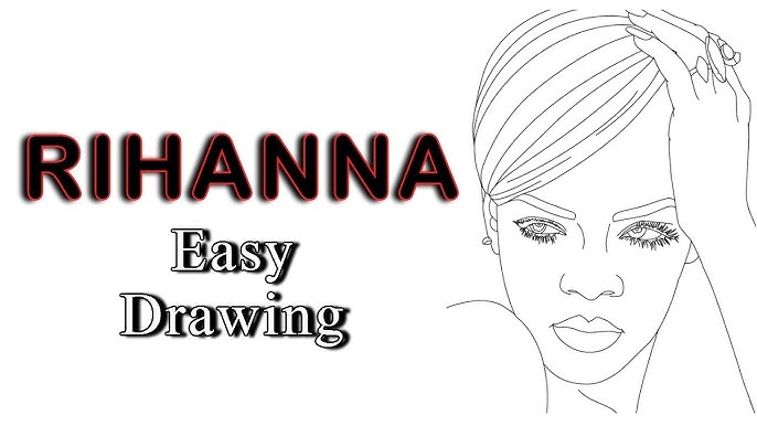 Rihanna copic arker drawing coloring