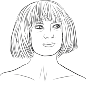 Rihanna coloring page free printable coloring pages