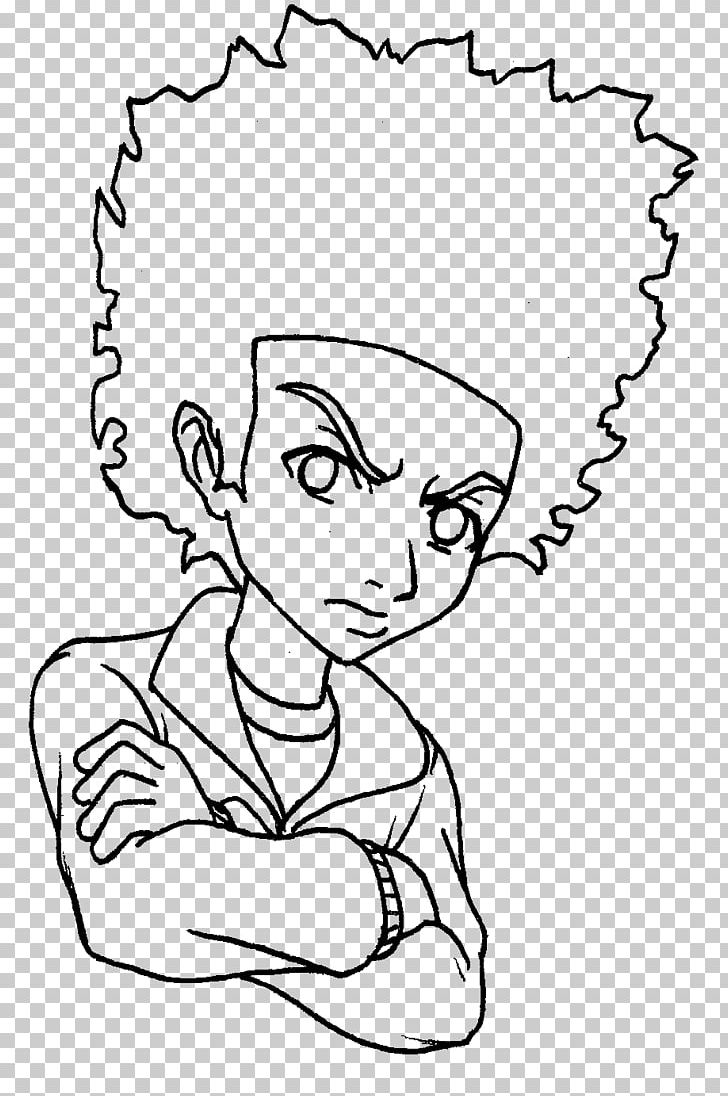 Huey freeman riley freeman coloring book drawing png clipart angle animated film area arm art free