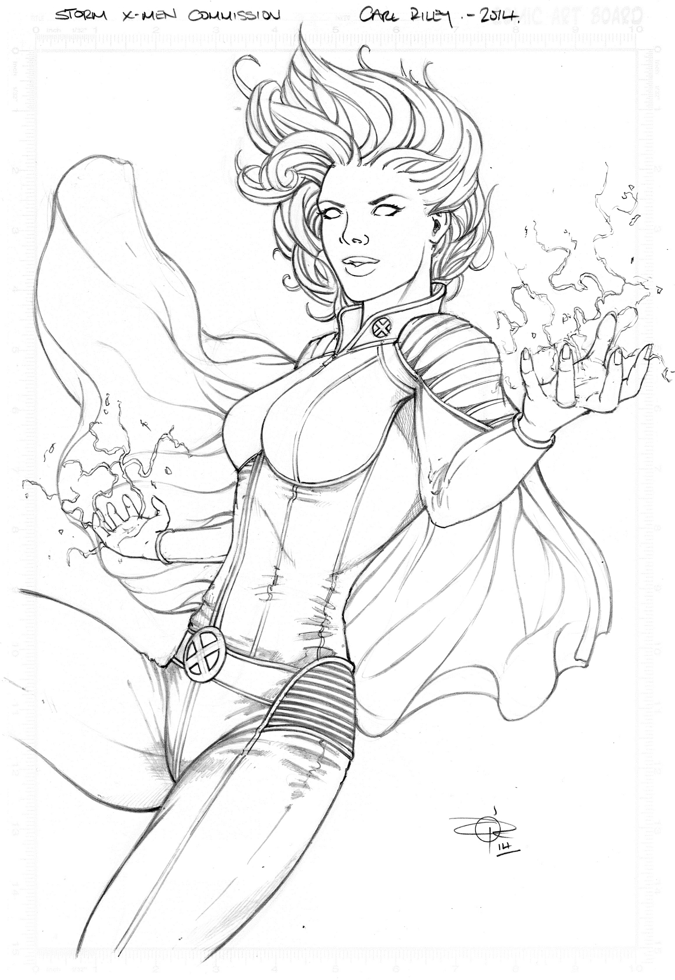 Storm xmen pencils by carl