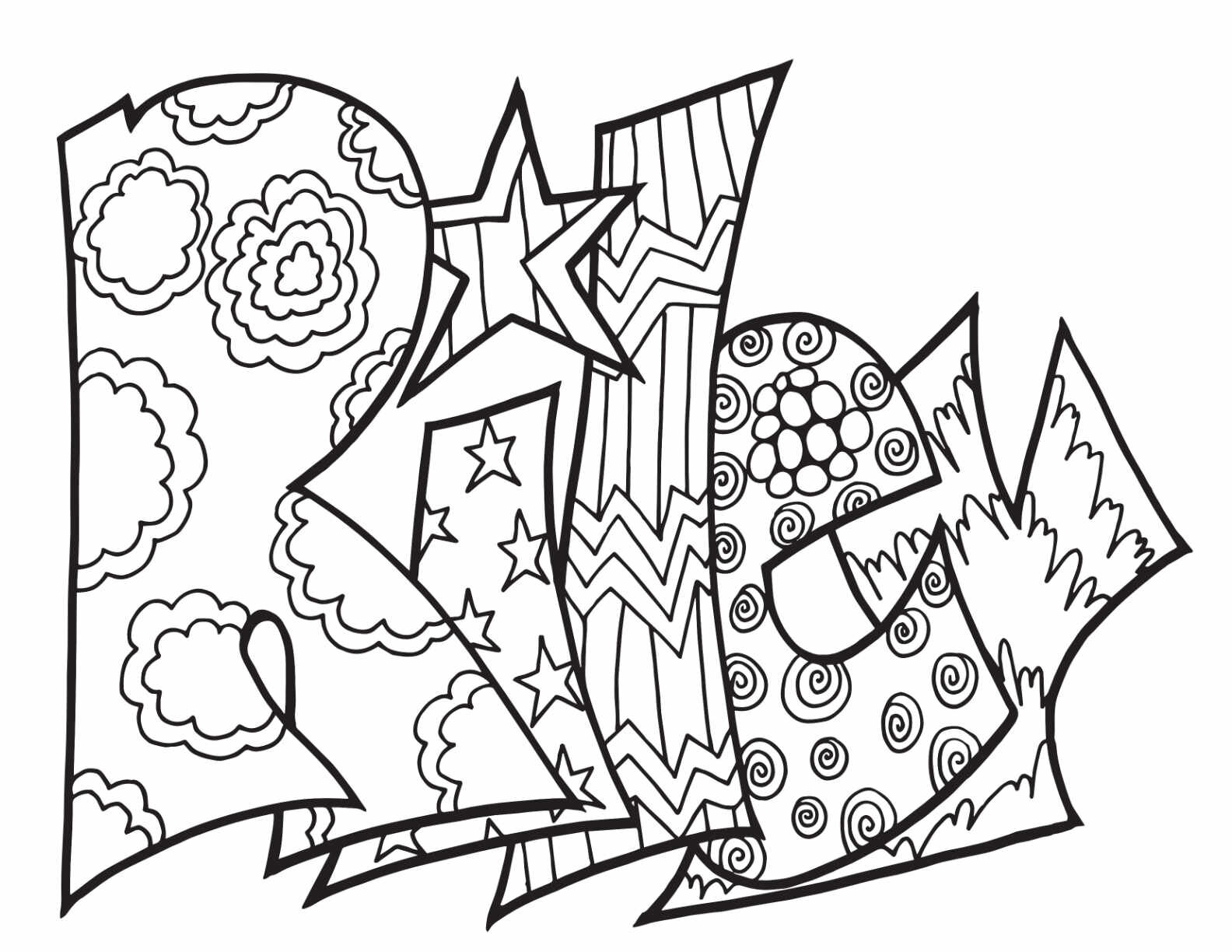 Riley free coloring page â stevie doodles