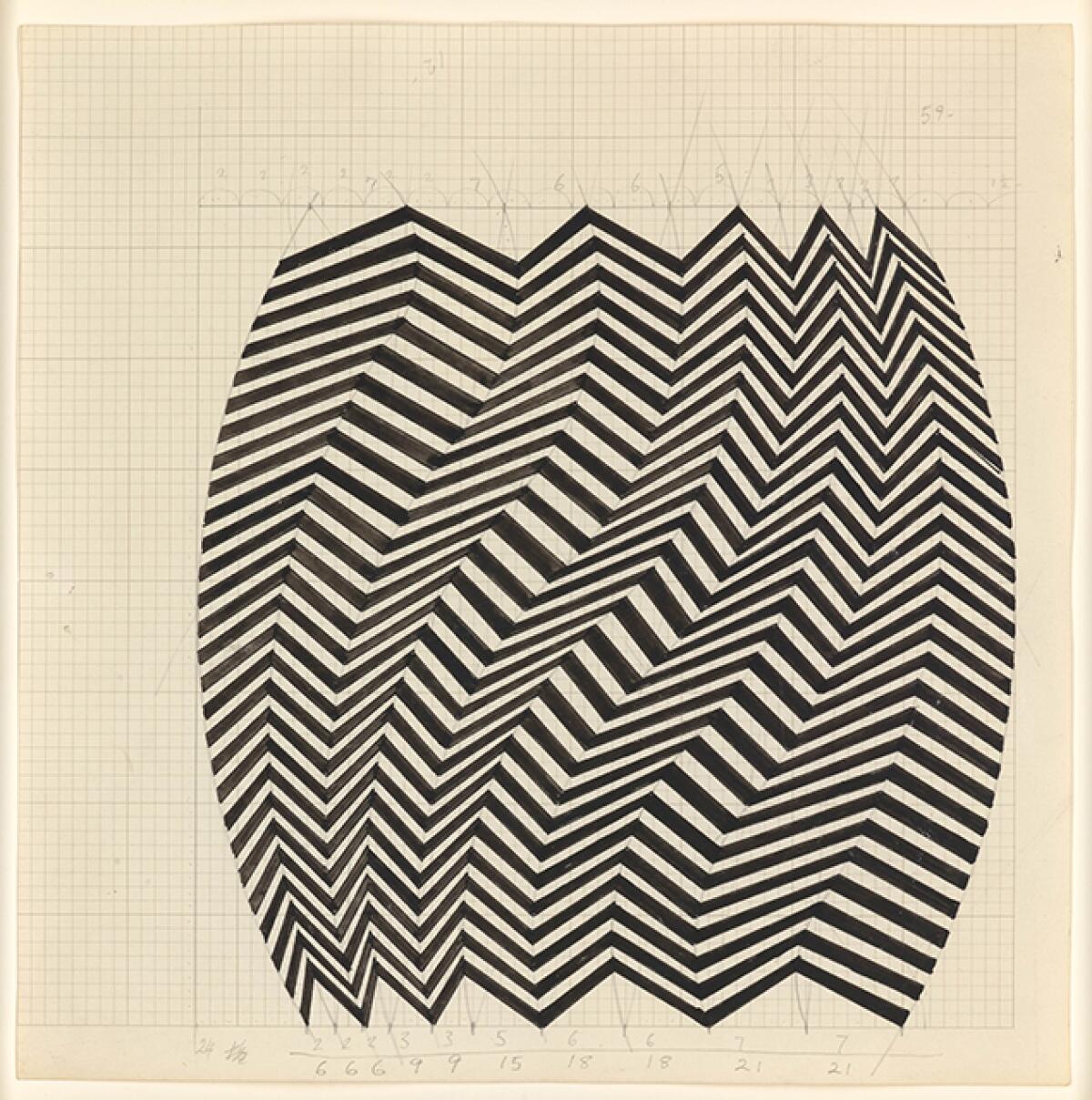 Review bridget rileys drawings are marvelous at the hammer
