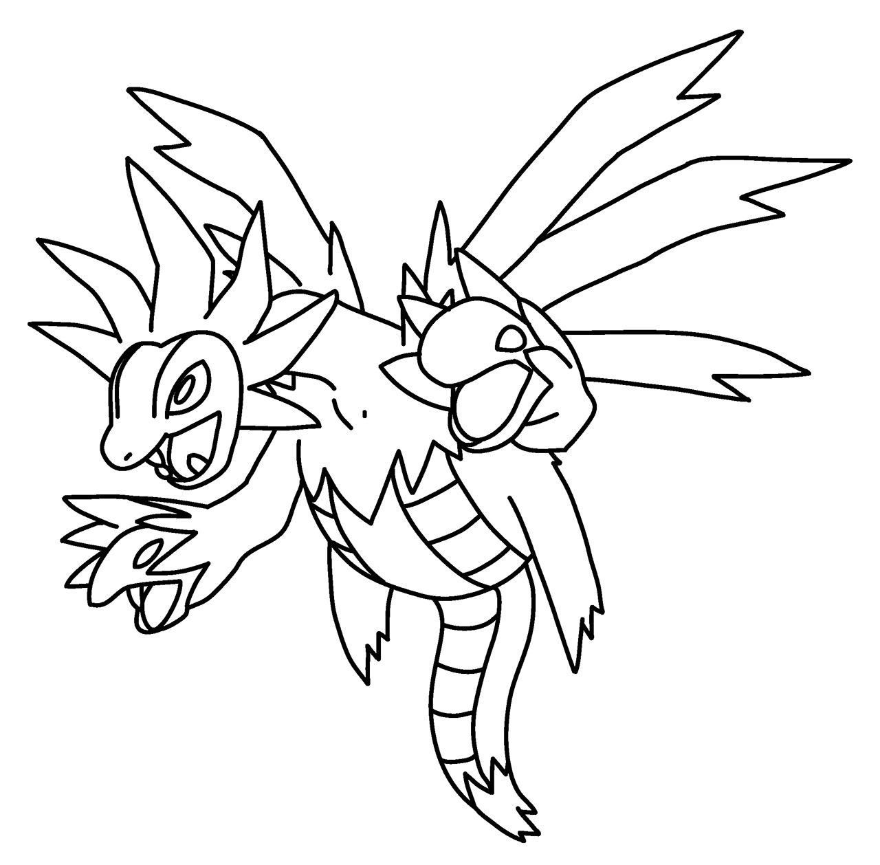 Mega swampert pokemon loring page free printable loring off