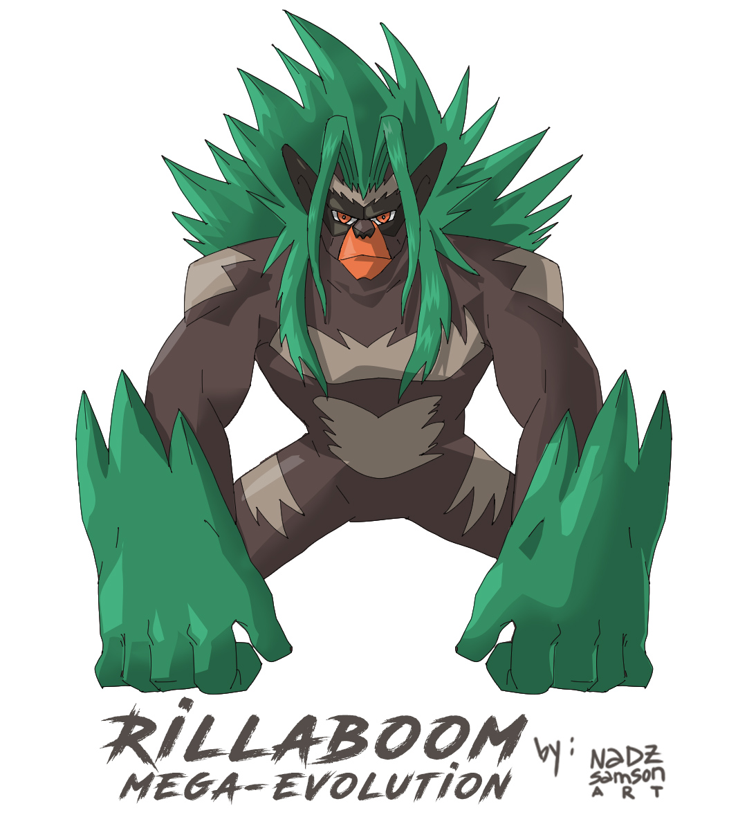 Rillaboom megavolution by rsam on