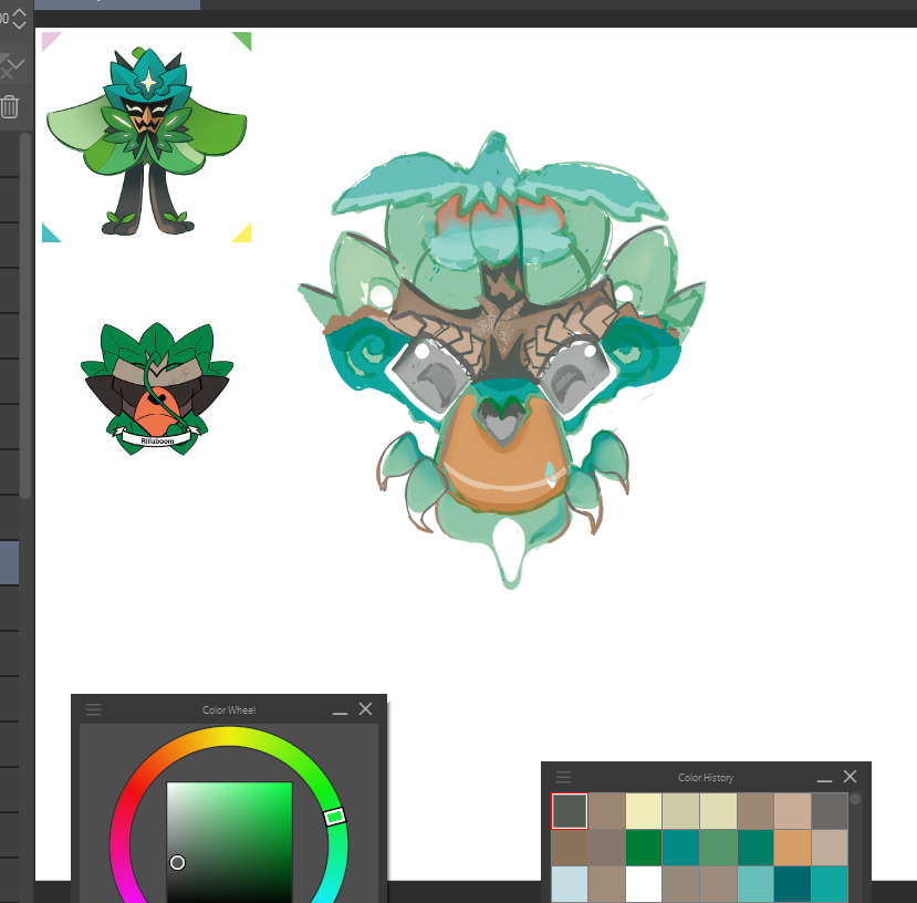 Wip stumped but love my rillaboom rpokemonart