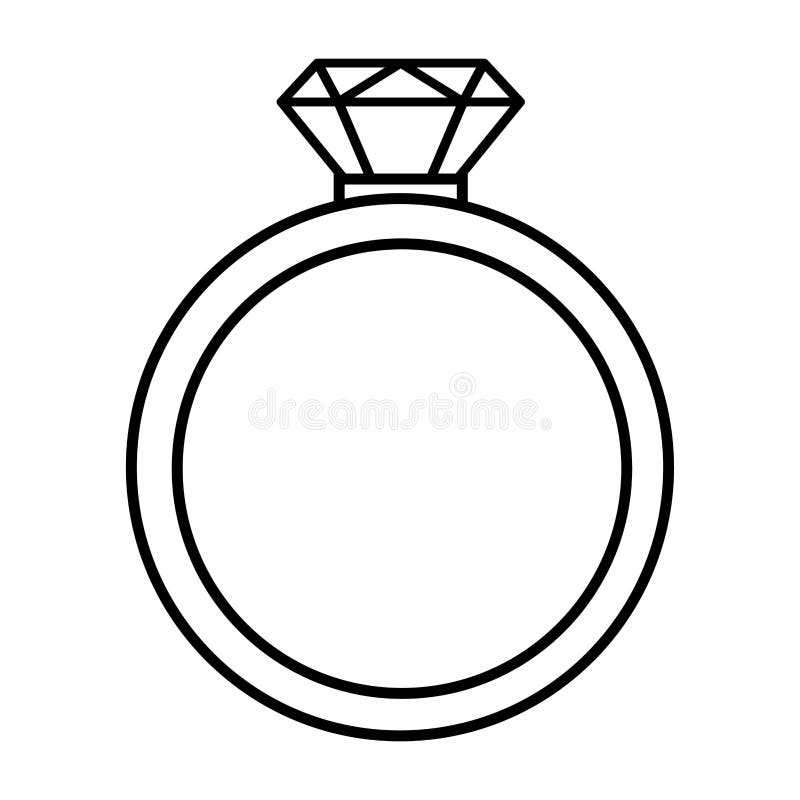Diamond ring coloring stock illustrations â diamond ring coloring stock illustrations vectors clipart