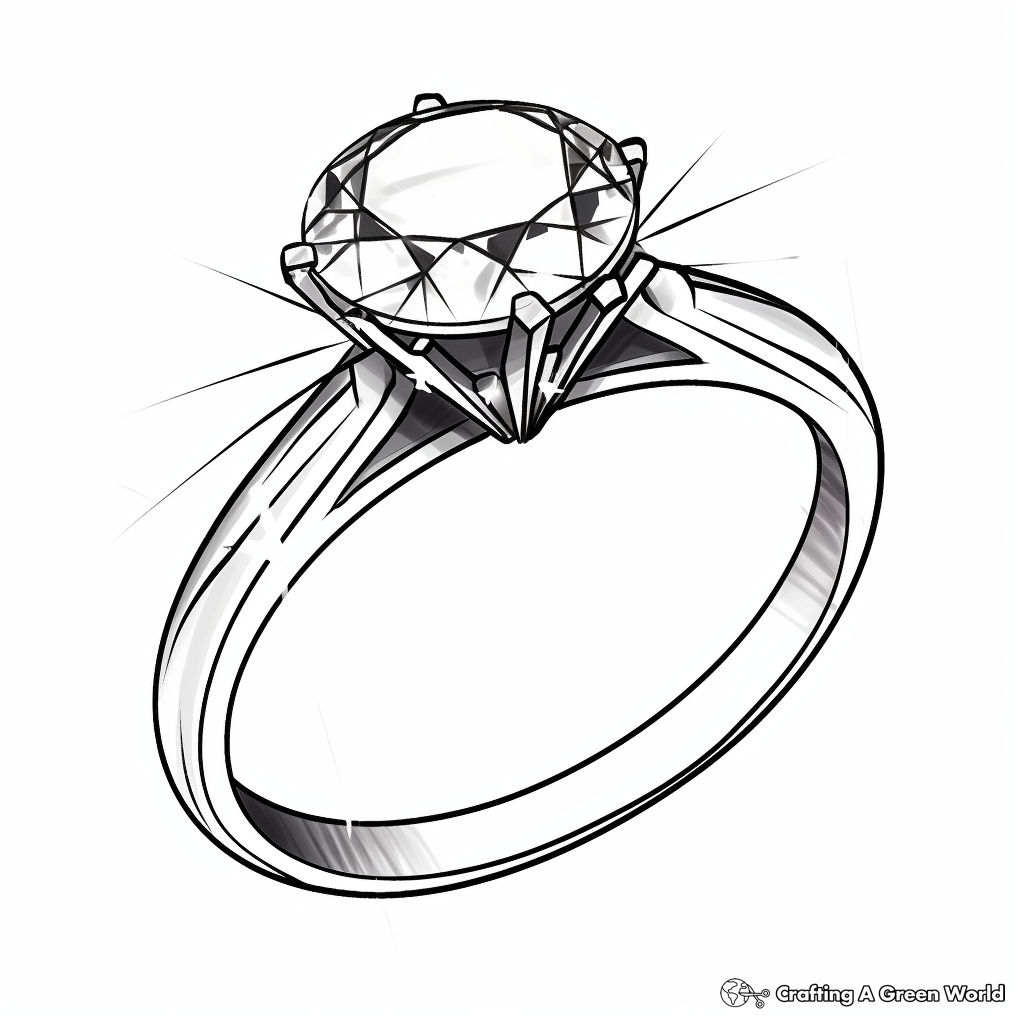 Diamond coloring pages