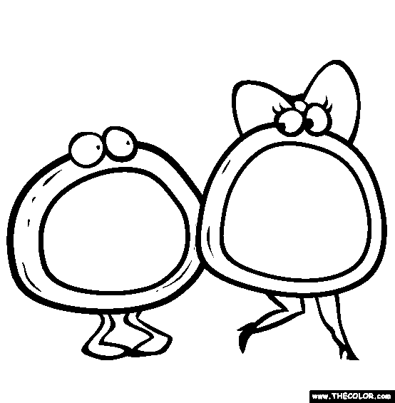 Onion rings coloring page free onion rings online coloring