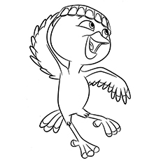 Top rio movie coloring pages for your little ones