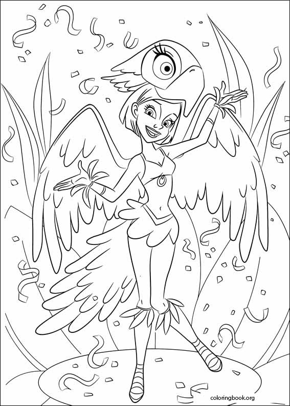 Rio coloring page