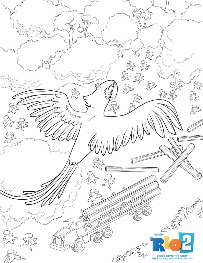 Rioinsiders â free printable rio coloring sheetsâ fheinsiders