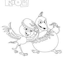 Rio nico pedro coloring pages