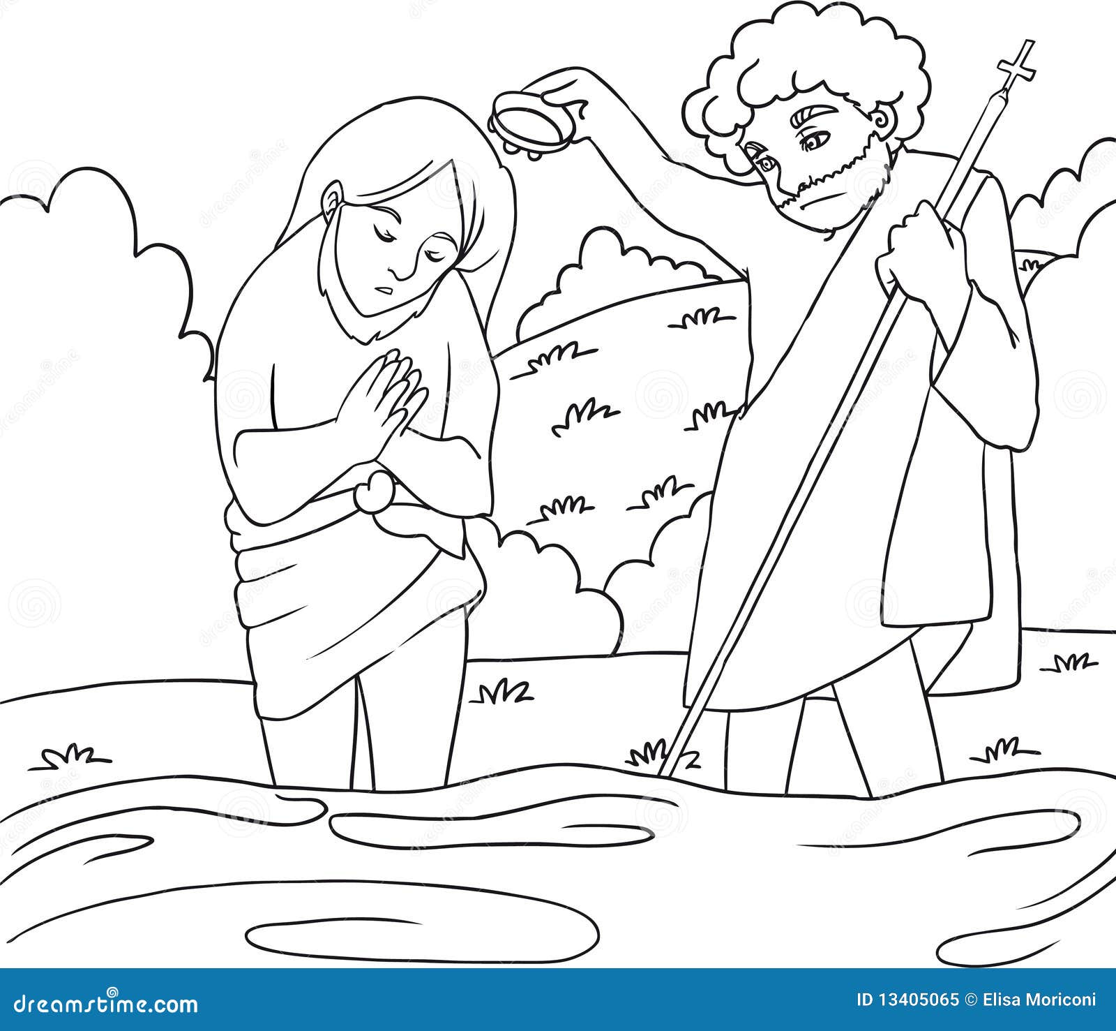 John baptist jordan river stock illustrations â john baptist jordan river stock illustrations vectors clipart