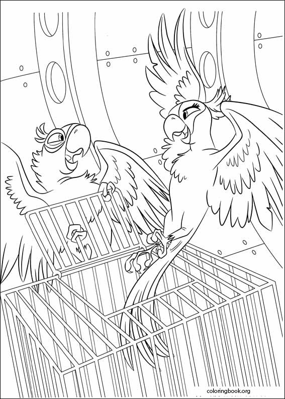 Rio coloring page