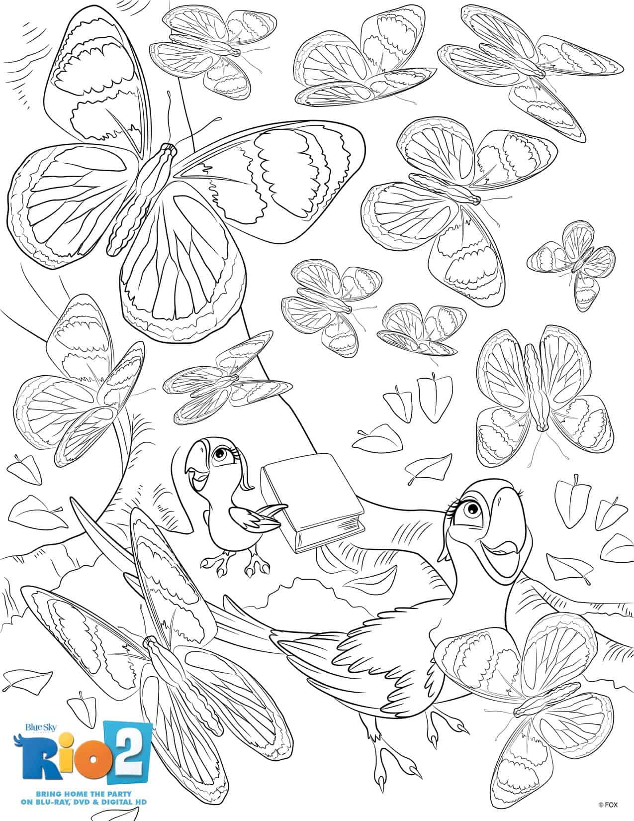 Rioinsiders â free printable rio coloring sheetsâ fheinsiders