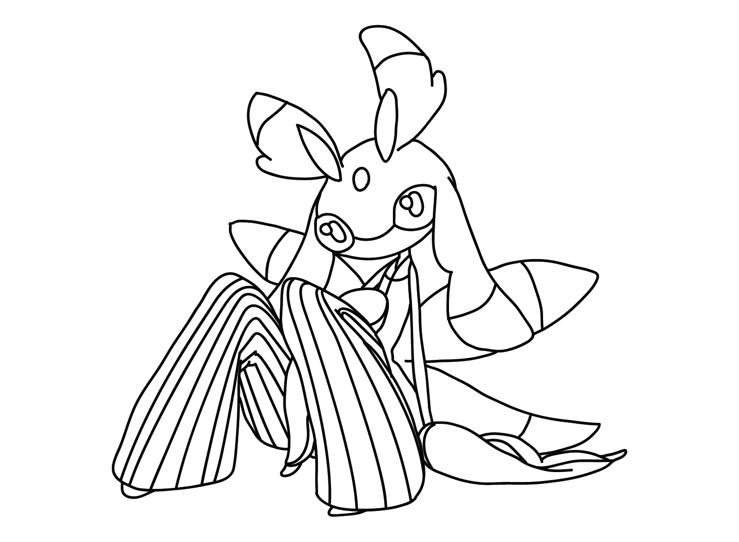 Lurantis coloring pages printable for free download