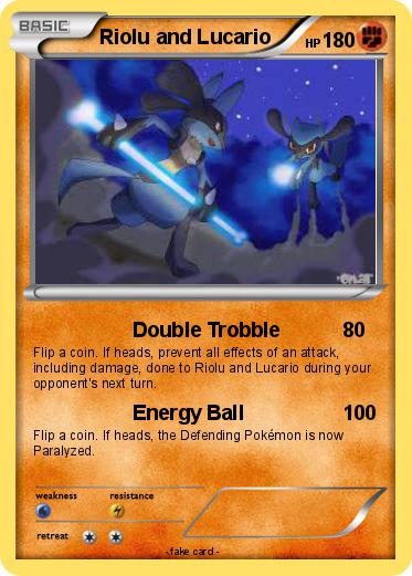 Pokemon riolu and lucario