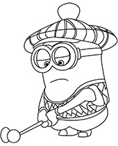 The rise of gru coloring page minions