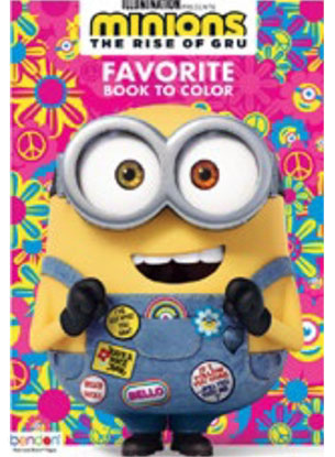Minions the rise of gru coloring book coloring books at retro reprints